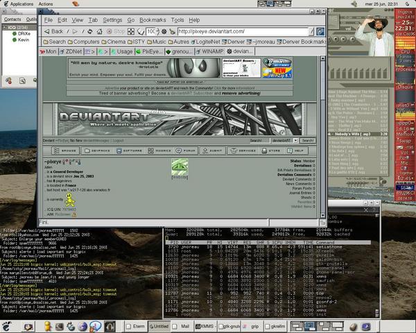 Gnome2 02 GAIM Galeon XMMS GKrellM